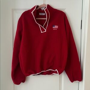 Polo Red Quarter-Zip Sweatshirt